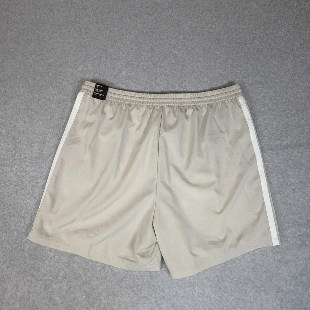 Adidas Shorts Mens 2XL Sandstone/White Logo 5